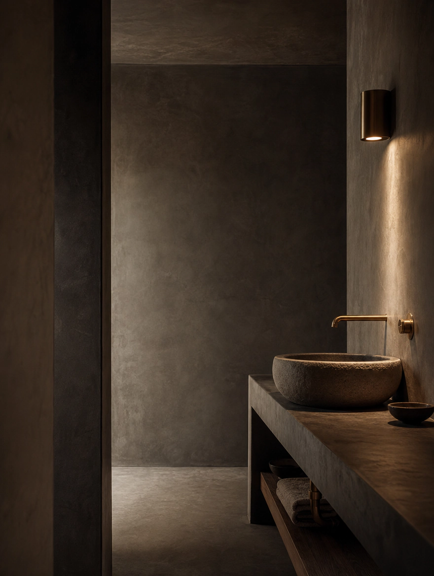 Bathroom, charcoal