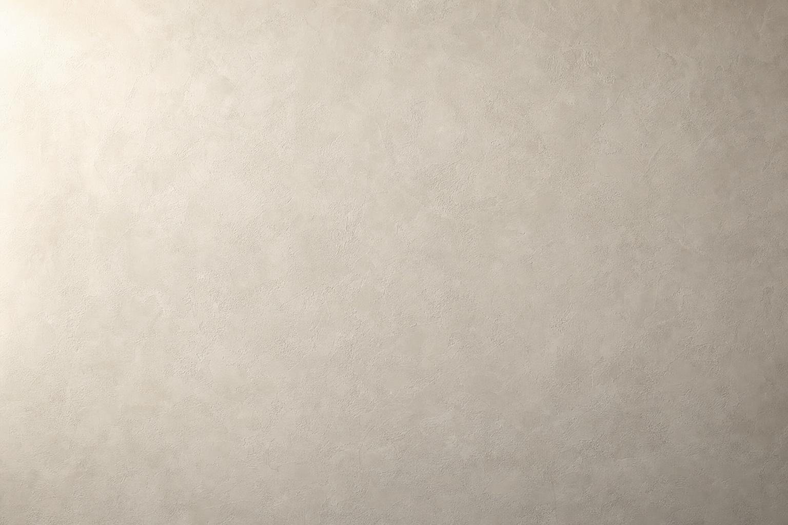 A close view of a hand trowelled microcement wall